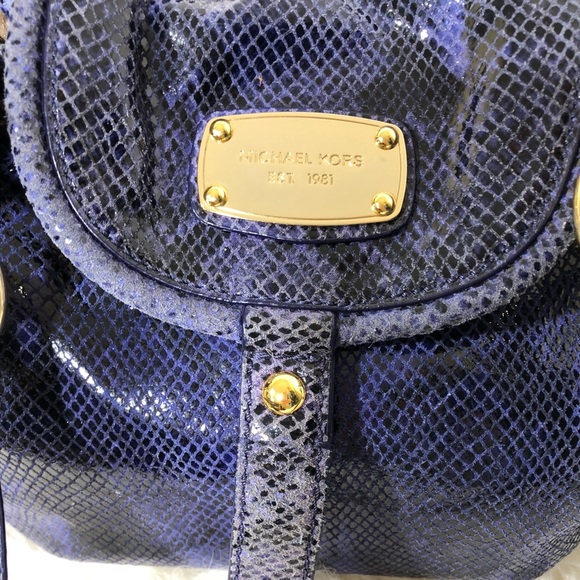 Michael Kors Cobalt Blue Handbag- ON SALE NOW! - Picture 3 of 8
